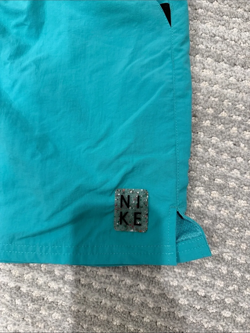 Nike Men’s Teal Swim Trunks with Drawstring